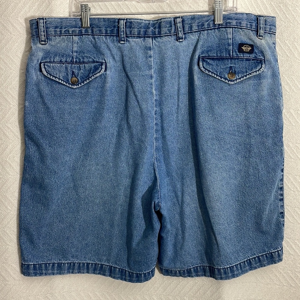VTG Mens Dockers Shorts Big Tall Khakis 44 Denim Jean shorts Y2K 80s - Picture 3 of 9